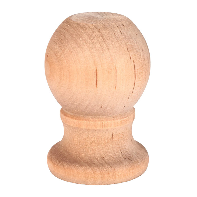 Pre-Drilled Finial - Height:2-15/16" - Max Diameter:2"